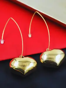 J & C Fashion Arena Stainless Steel Anti Tarnish Golden Western Earrings