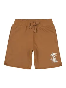 Alan Jones Boys Graphic Printed Regular Fit Outdoor Shorts