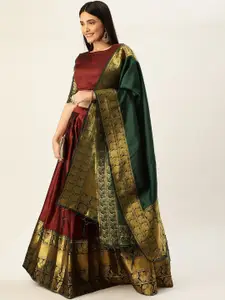 JULEE Woven Design Lehenga Choli With Dupatta