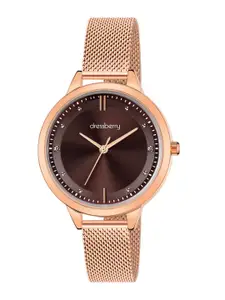 DressBerry Women Bracelet Style Analogue Watch HOBDB-501-RG