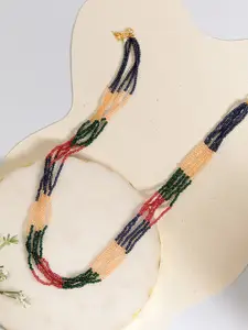 MANSIYAORANGE Gold-Plated Layered Necklace