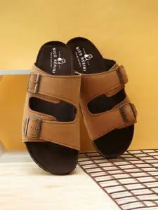 NICO NERINI Men Leather Comfort Sandals