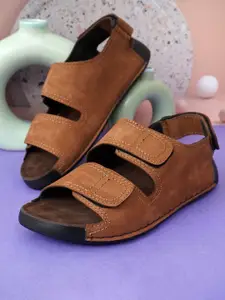 NICO NERINI Men Leather Comfort Sandals