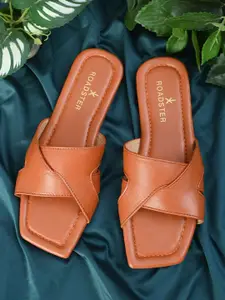 The Roadster Lifestyle Co. Women Open Toe Flats