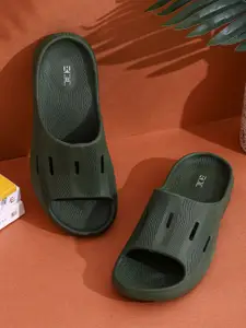 Hygear Men Self Design Sliders Flip Flops