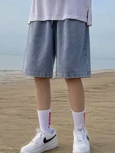 StyleCast Men Mid-Rise Denim Shorts