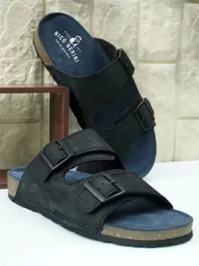 NICO NERINI Men Leather Comfort Sandals