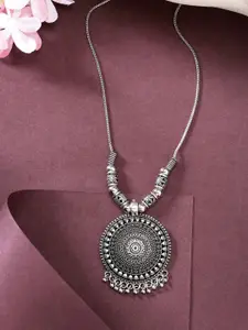 Anouk German Silver Silver-Plated Necklace