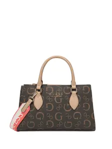 GUESS Printed Structured Satchel
