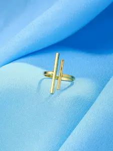 DressBerry Gold-Plated Adjustable Finger Ring