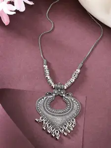Anouk German Silver Silver-Plated Necklace