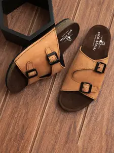 NICO NERINI Men Leather Comfort Sandals