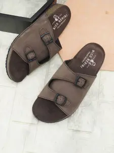 NICO NERINI Men Leather Comfort Sandals