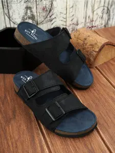 NICO NERINI Men Leather Comfort Sandals