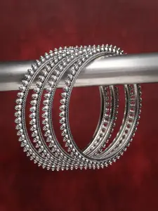 Anouk Set Of 4 Oxidised Bangles