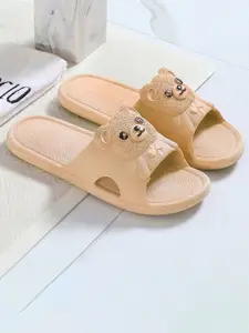 WOLVESDEN Women Embellished PU Casualn Sliders