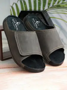 NICO NERINI Men Leather Comfort Sandals