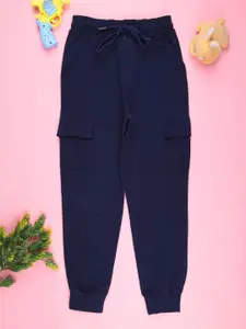 V-Mart Boys Cotton Mid Rise Joggers Track Pants