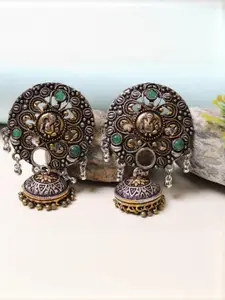 FASHION EMPIRE Women Ganesh Temple Jhumkas Earrings