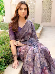 Soch Women Floral Printed Saree