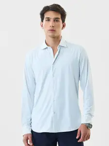 Snitch Micro Checked Slim Fit Casual Shirt