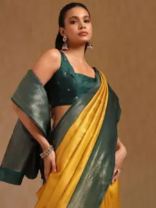 Soch Women Woven Design Zari Saree