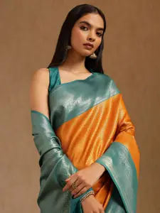 Soch Woven Design Zari Saree With Blouse Piece