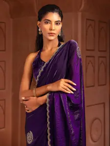Soch Embellished Beads and Stones Organza Saree