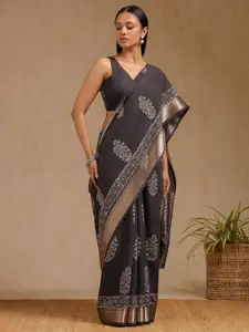Soch Ethnic Motifs Printed Block Print Saree