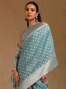 Soch Woven Design Zari Tussar Saree