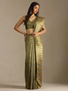 Soch Woven Design Zari Tussar Saree