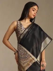 Soch Zari Silk Blend Tussar Saree