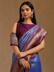 Soch Ethnic Motifs Woven Design Zari Saree