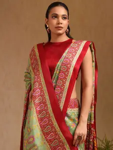 Soch Floral Print Pashmina Saree