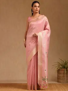 Soch Woven Design Zari Tissue Saree