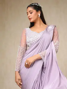 Soch Women Embellished Beads and Stones Saree