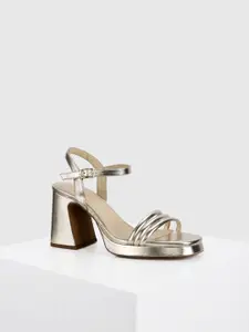 Oroh Women Morganite Block Heel Sandals