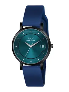 LOUIS DEVIN Women Round Dial & Straps Analogue Watch LD-LR192-BLUE