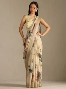 Soch Floral Printed Sequinned Saree