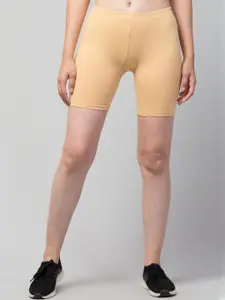 UllasPemium Women Skinny Fit Cycling Sports Shorts - Pack Of 2