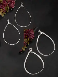 Anouk Silver-Plated Anklet