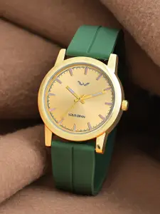 LOUIS DEVIN Men Dial & Straps Analogue Watch LD-GOLD074-GRN