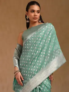 Soch Woven Design Zari Tussar Saree