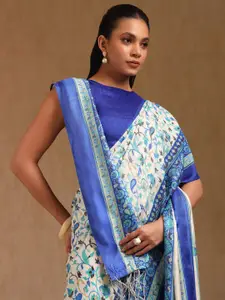 Soch Paisley Printed Pashmina Saree