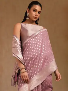 Soch Woven Design Zari Tussar Saree