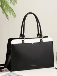 Diva Dale Colourblocked Structured Handheld Handbags