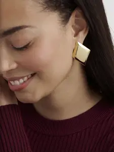 Ted Baker Gold-Plated Diamond Shaped Studs