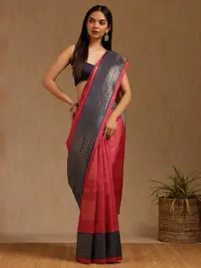 Soch Woven Design Zari Tussar Saree