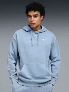 Puma Essentials Elevated Wash Men Regular Fit Cotton Hoodie Sweatshirts