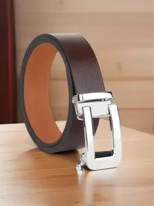 Provogue Men Textured Leather Formal Belt